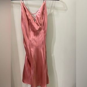 VTG 90s VS Gold Label Silk Dress